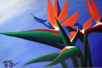 Paintings - Bird Of Paradise - Acrylic